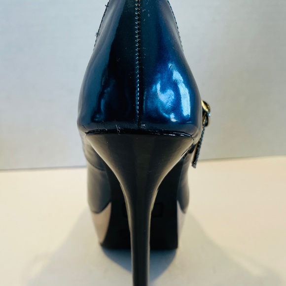 JustFabulous “Rima” Teal Mary Jane Platforms -  Size 5.5 - Picture 9 of 11